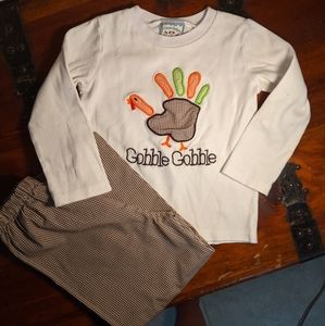 Three Sisters Thanksgiving Boys Shirt & Pants